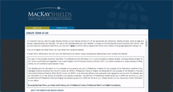 Desktop Screenshot of mackayshields.com
